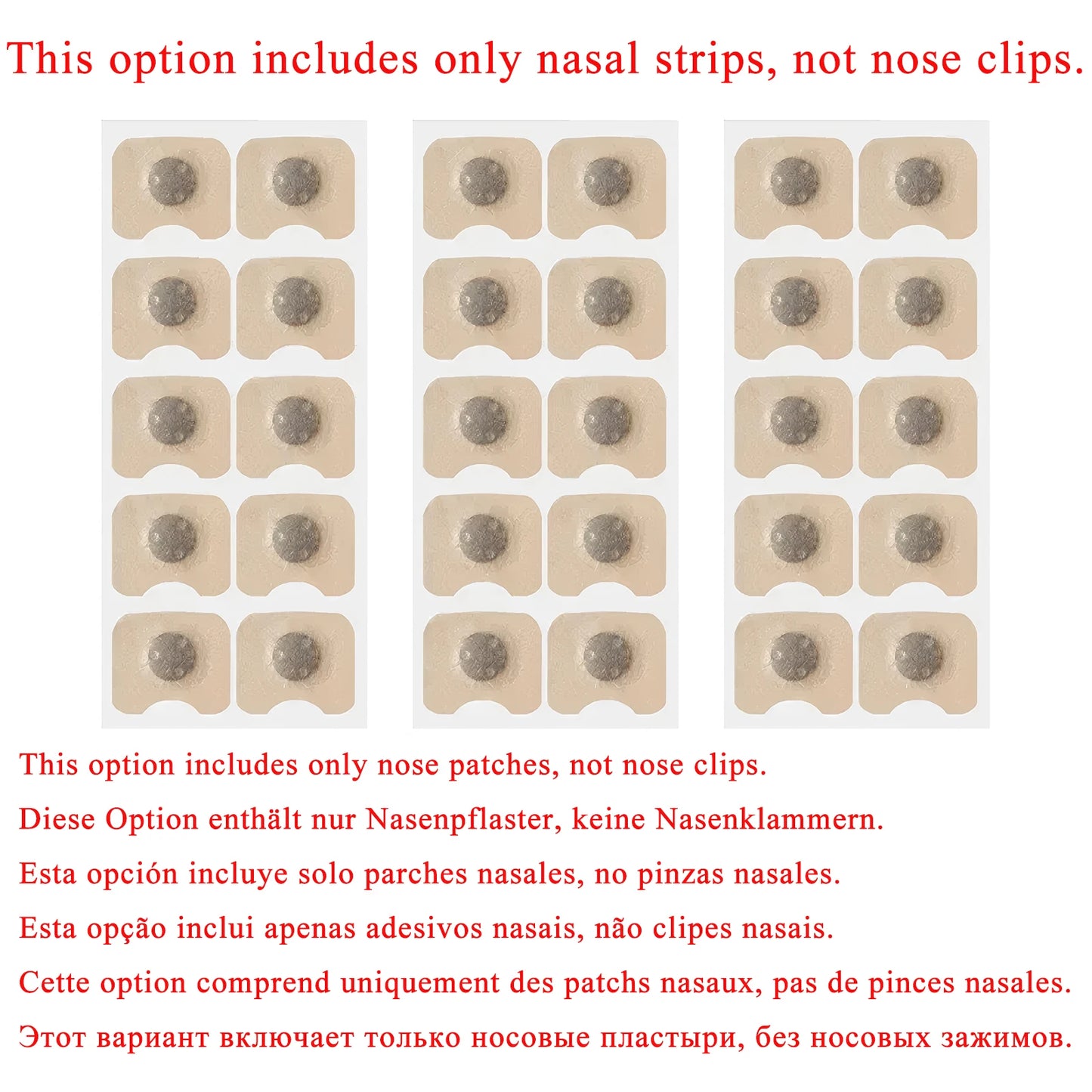 Nasal Breathing Dilators Starter Kit Magnetic Nose Strips